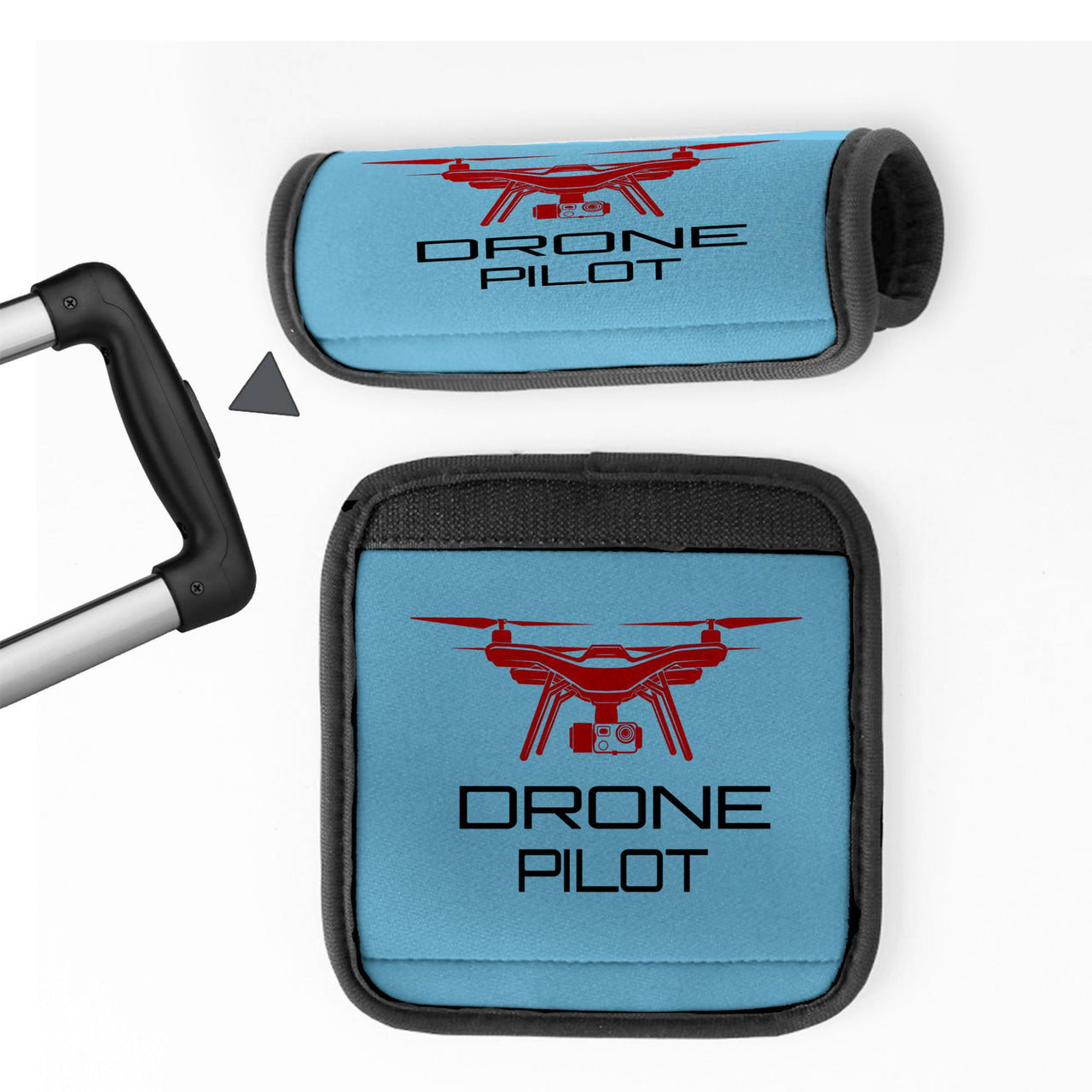 Drone Pilot Designed Neoprene Luggage Handle Covers