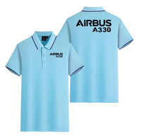 Thumbnail for Airbus A330 & Text Designed Stylish Polo T-Shirts (Double-Side)