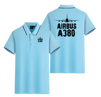 Thumbnail for Airbus A380 & Plane Designed Stylish Polo T-Shirts (Double-Side)