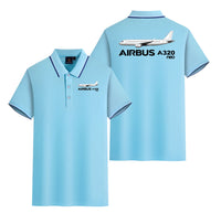 Thumbnail for The Airbus A320Neo Designed Stylish Polo T-Shirts (Double-Side)