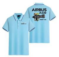 Thumbnail for Airbus A330 & Trent 700 Engine Designed Stylish Polo T-Shirts (Double-Side)
