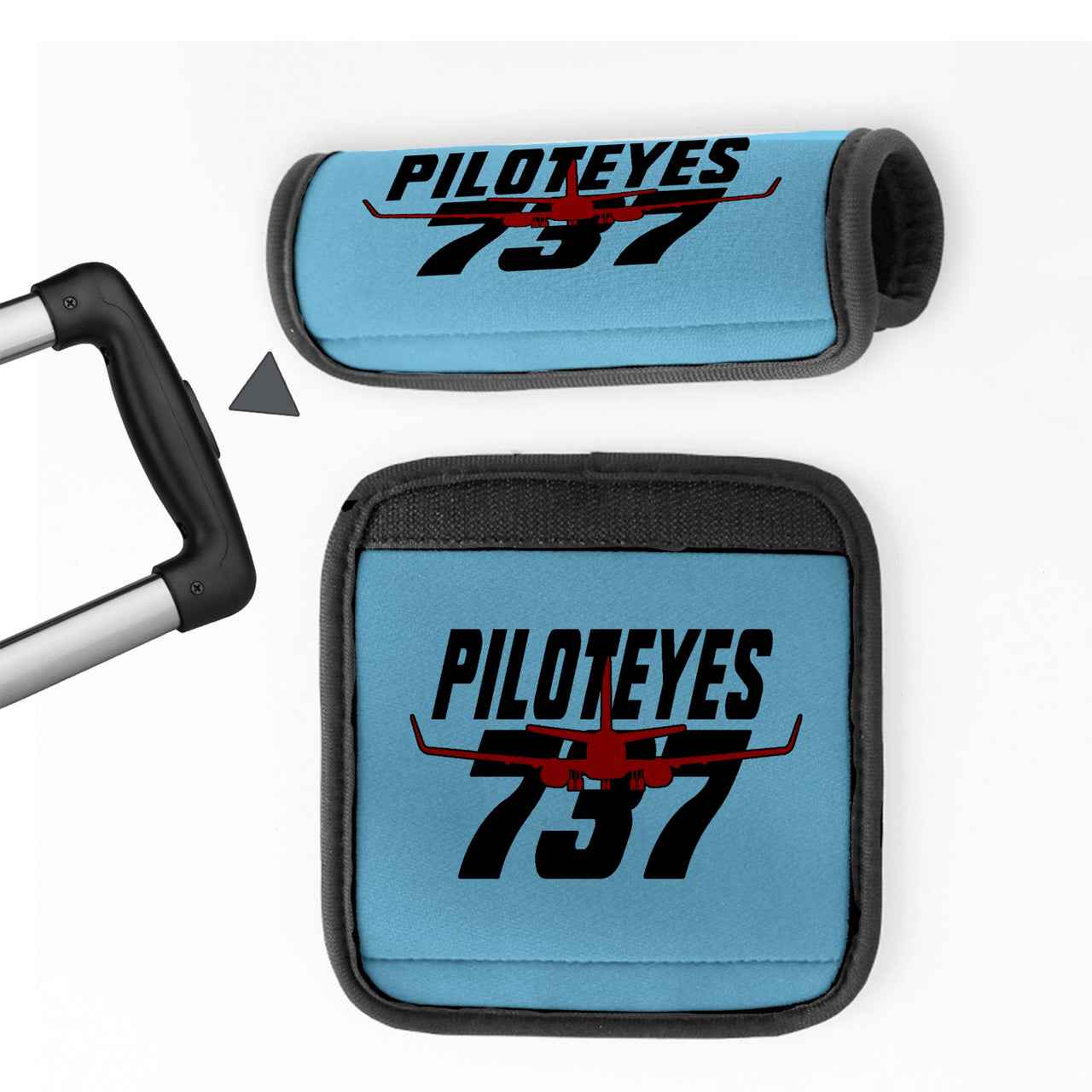 Amazing Piloteyes737 Designed Neoprene Luggage Handle Covers
