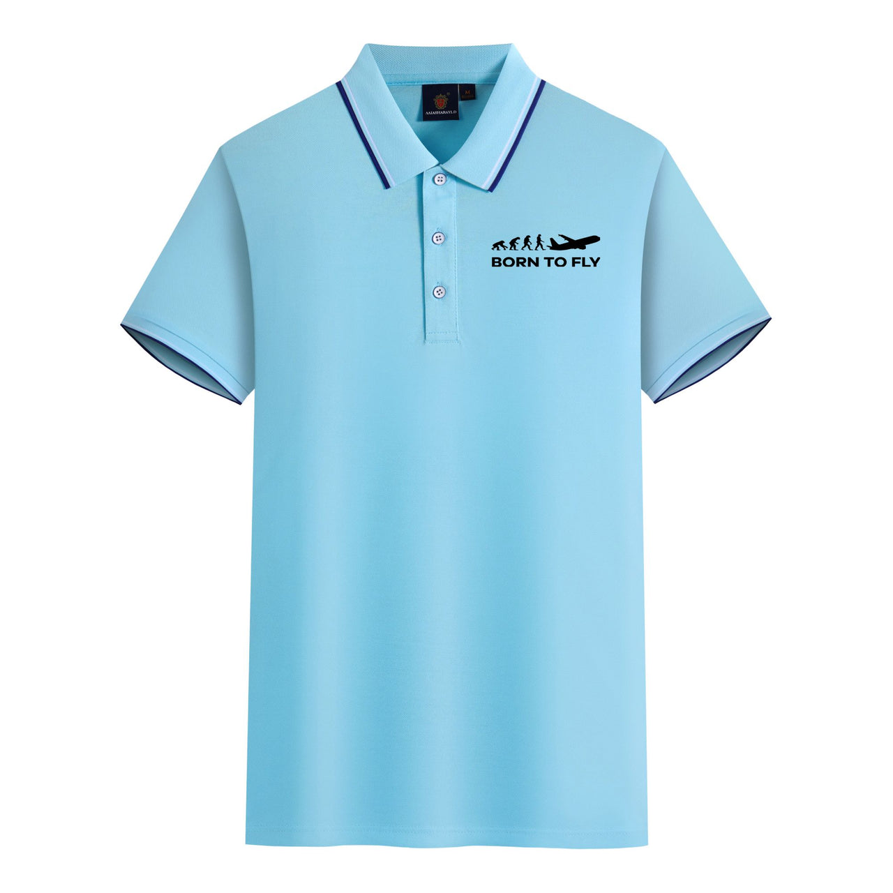 Born To Fly Designed Stylish Polo T-Shirts