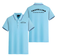 Thumbnail for Travelling All Around The World Designed Stylish Polo T-Shirts (Double-Side)