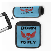 Thumbnail for Born To Fly SKELETON Designed Neoprene Luggage Handle Covers