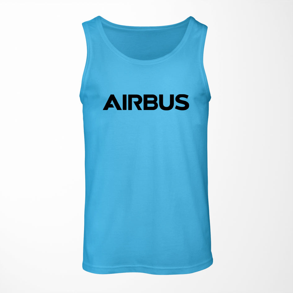 Airbus & Text Designed Tank Tops