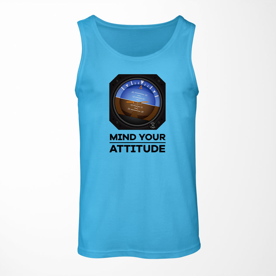 Mind Your Attitude Designed Tank Tops