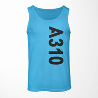 Thumbnail for A310 Text Designed Tank Tops