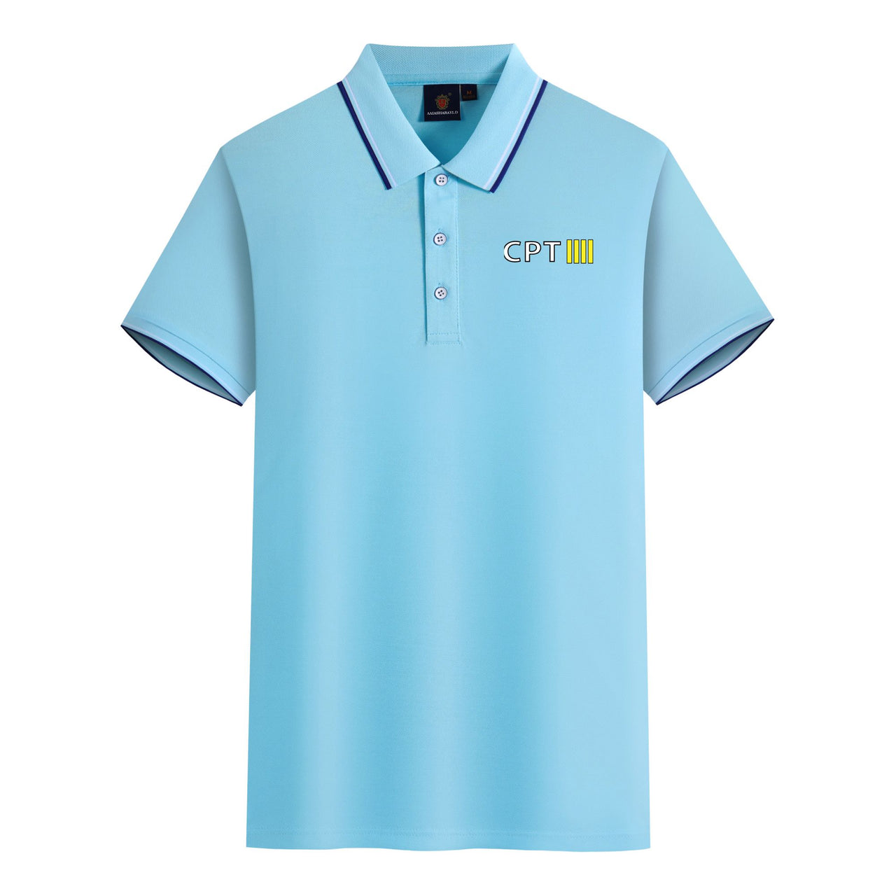 CPT & 4 Lines Designed Stylish Polo T-Shirts