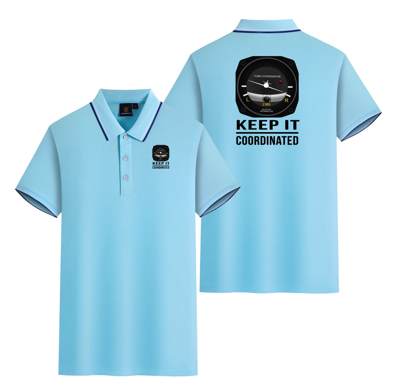 Keep It Coordinated Designed Stylish Polo T-Shirts (Double-Side)