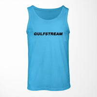 Thumbnail for Gulfstream & Text Designed Tank Tops