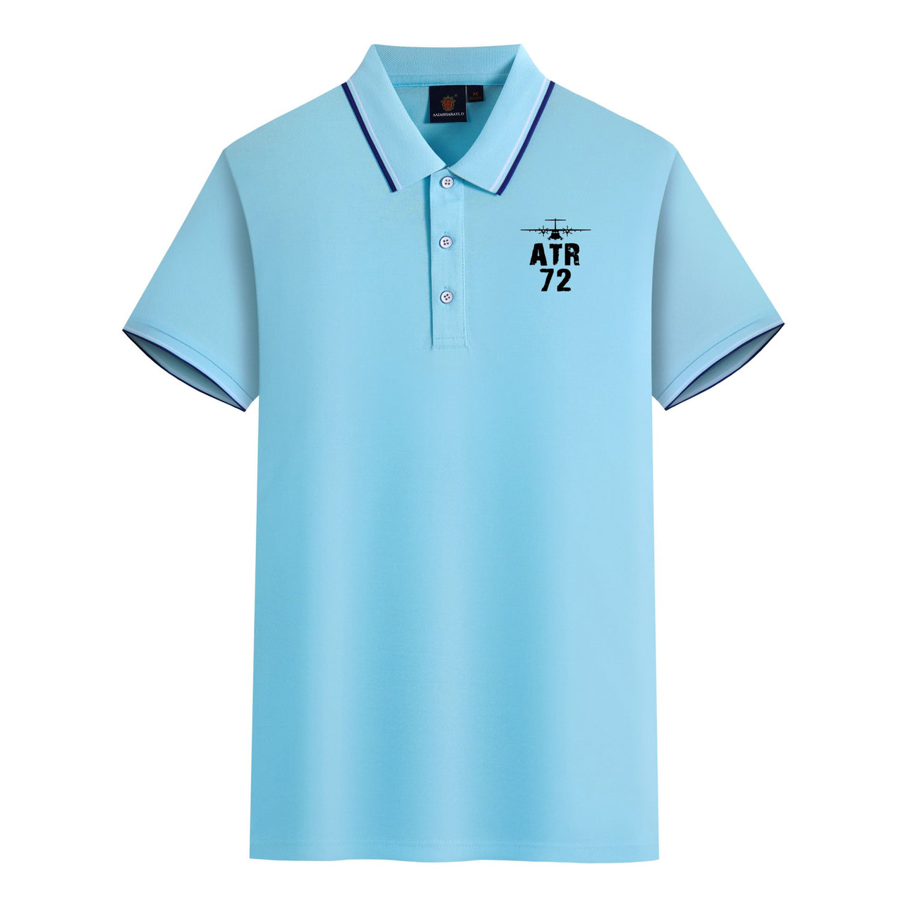 ATR-72 & Plane Designed Stylish Polo T-Shirts