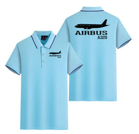 Thumbnail for Airbus A320 Printed Designed Stylish Polo T-Shirts (Double-Side)