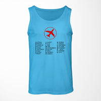 Thumbnail for Aviation Alphabet 2 Designed Tank Tops