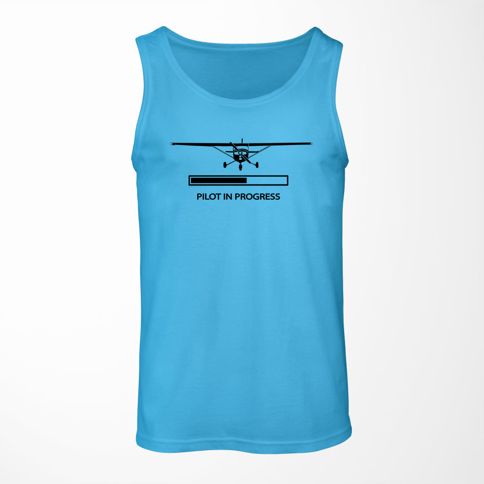 Pilot In Progress (Cessna) Designed Tank Tops