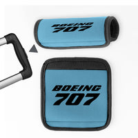 Thumbnail for Boeing 707 & Text Designed Neoprene Luggage Handle Covers