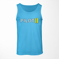 Thumbnail for Pilot & Stripes (2 Lines) Designed Tank Tops