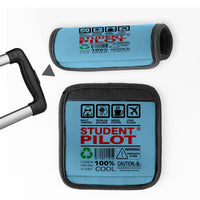 Thumbnail for Student Pilot Label Designed Neoprene Luggage Handle Covers