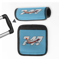 Thumbnail for Super Boeing 747 Intercontinental Designed Neoprene Luggage Handle Covers