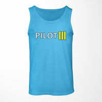 Thumbnail for Pilot & Stripes (3 Lines) Designed Tank Tops