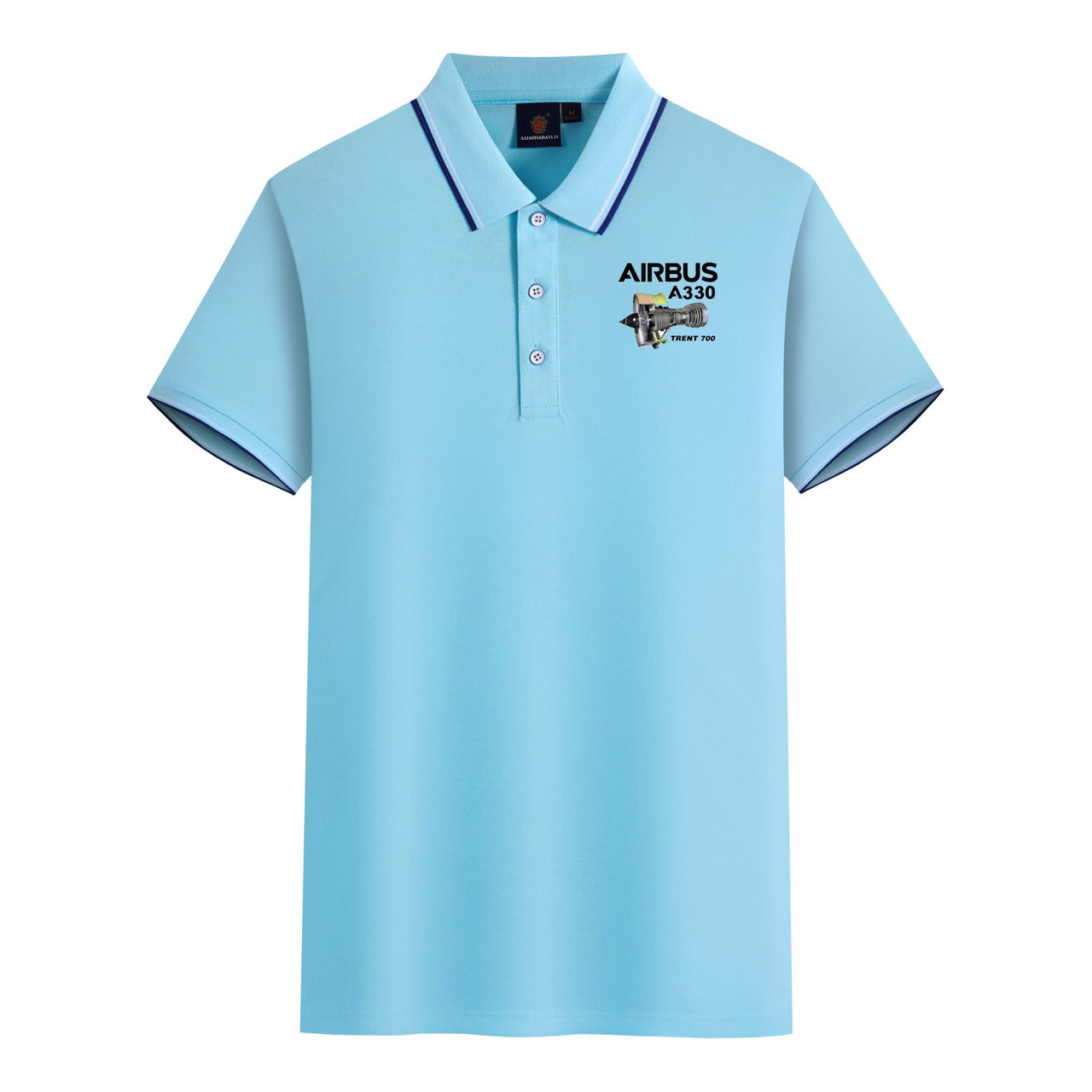 Airbus A330 & Trent 700 Engine Designed Stylish Polo T-Shirts