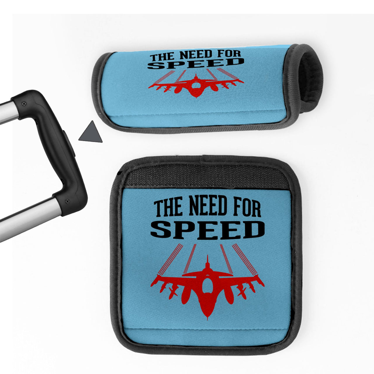 The Need For Speed Designed Neoprene Luggage Handle Covers