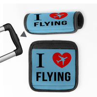 Thumbnail for I Love Flying Designed Neoprene Luggage Handle Covers