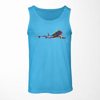 Thumbnail for Multicolor Airplane Designed Tank Tops