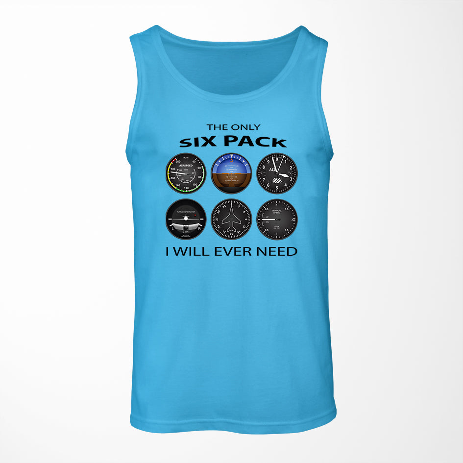 The Only Six Pack I Will Ever Need Designed Tank Tops