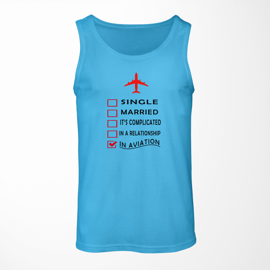 In Aviation Designed Tank Tops
