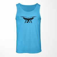 Thumbnail for Drone Silhouette Designed Tank Tops