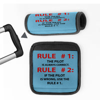 Thumbnail for Rule 1 - Pilot is Always Correct Designed Neoprene Luggage Handle Covers