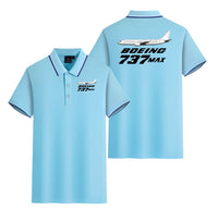 Thumbnail for The Boeing 737Max Designed Stylish Polo T-Shirts (Double-Side)