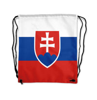 Thumbnail for Slovakia Flag PrintedDrawstring Bags Pilot Eyes Store 