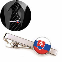 Thumbnail for Slovakia Flag Designed Tie Clips