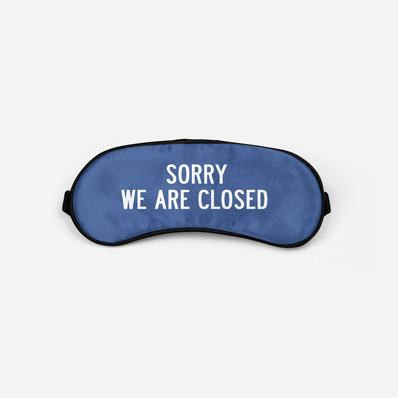 Sorry We Are Closed Sleep Masks Aviation Shop Blue Sleep Mask 