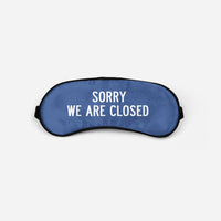 Thumbnail for Sorry We Are Closed Sleep Masks Aviation Shop Blue Sleep Mask 