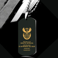 Thumbnail for South Africa Passport Designed Metal Necklaces