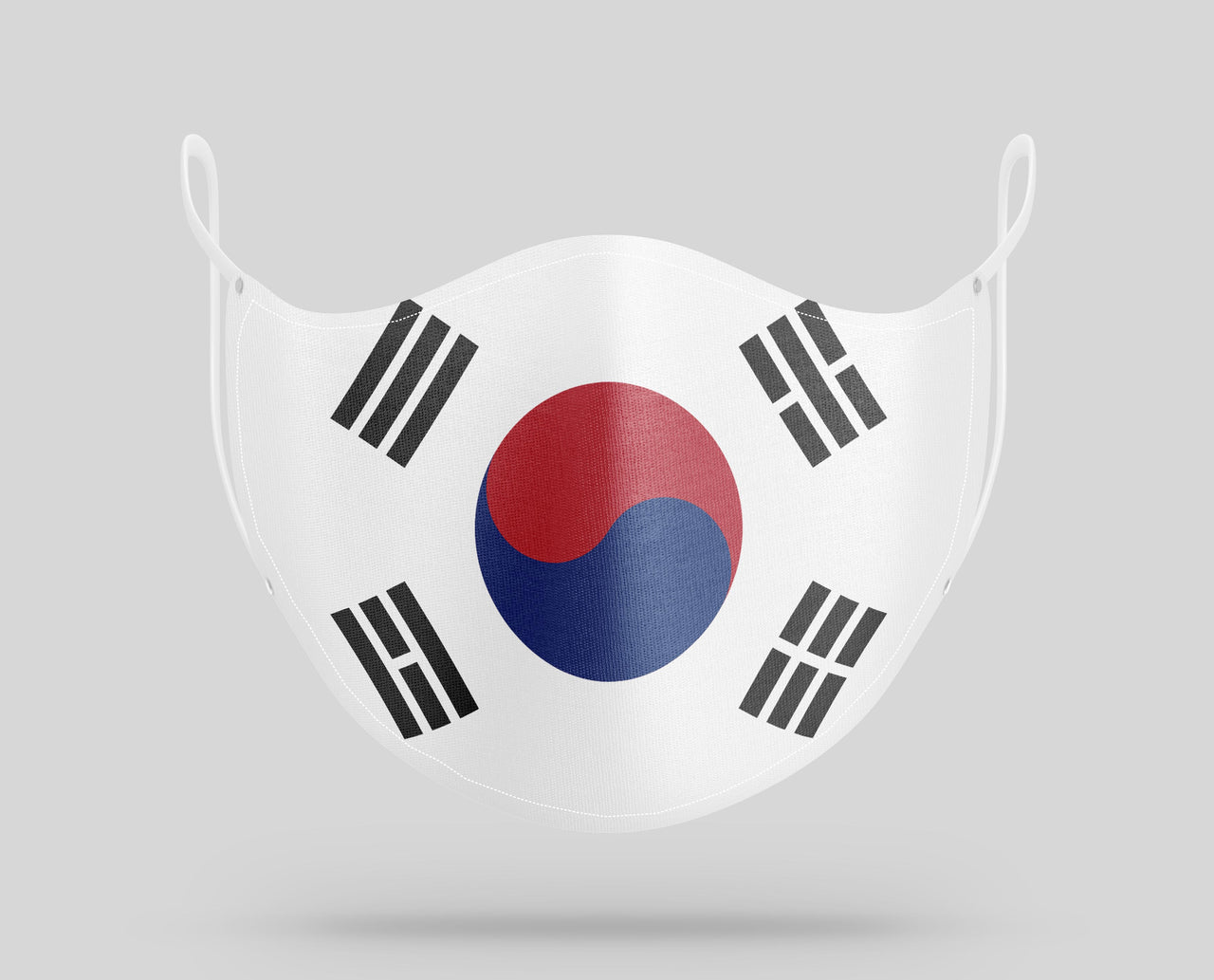 South Korea Flag Designed Face Masks
