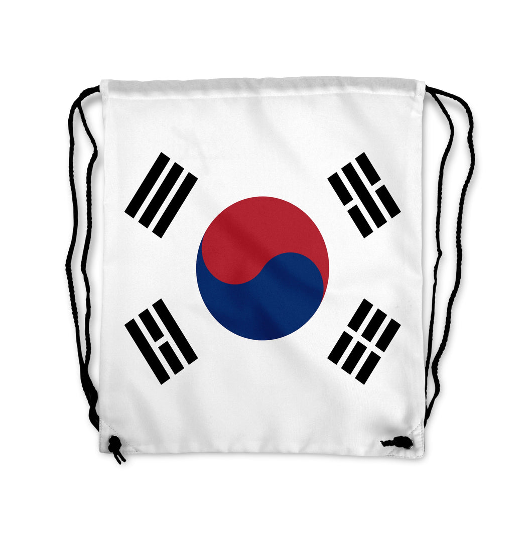 South Korea Flag PrintedDrawstring Bags Pilot Eyes Store 