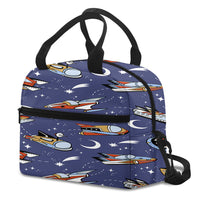 Thumbnail for Spaceship & Stars Designed Lunch Bags