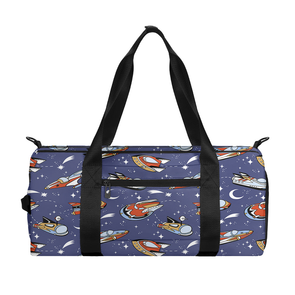 Spaceship & Stars Designed Sports Bag