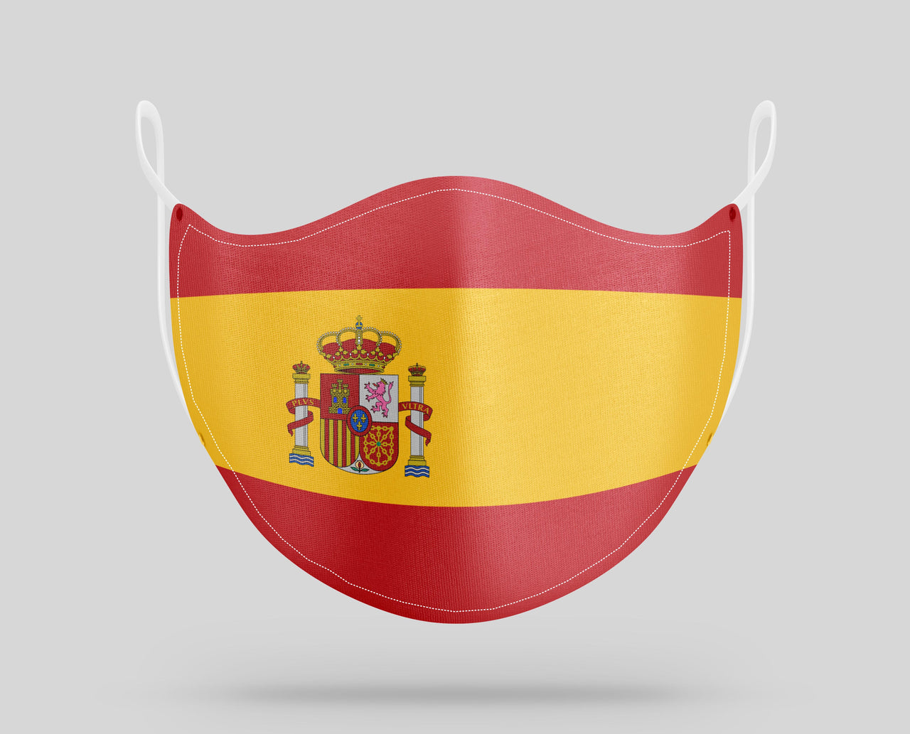 Spain Flag Designed Face Masks