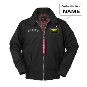 Special BOEING Text Designed Vintage Style Jackets