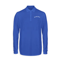 Thumbnail for Special BOEING Text Designed Long Sleeve Polo T-Shirts