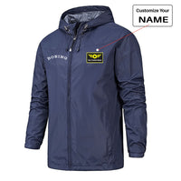 Thumbnail for Special BOEING Text Designed Rain Jackets & Windbreakers