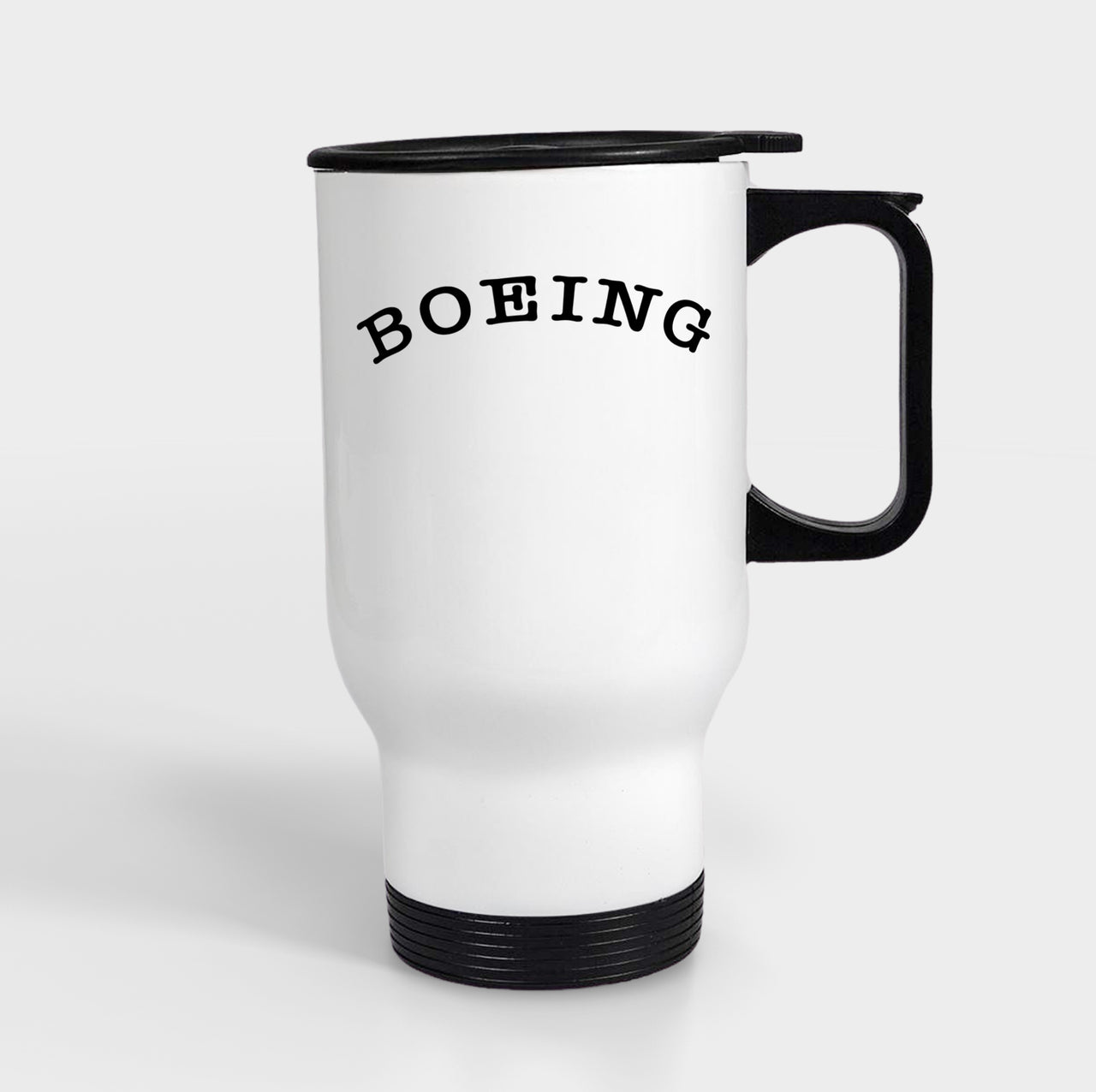Special BOEING Text Designed Travel Mugs (With Holder)