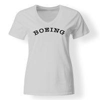 Thumbnail for Special BOEING Text Designed V-Neck T-Shirts