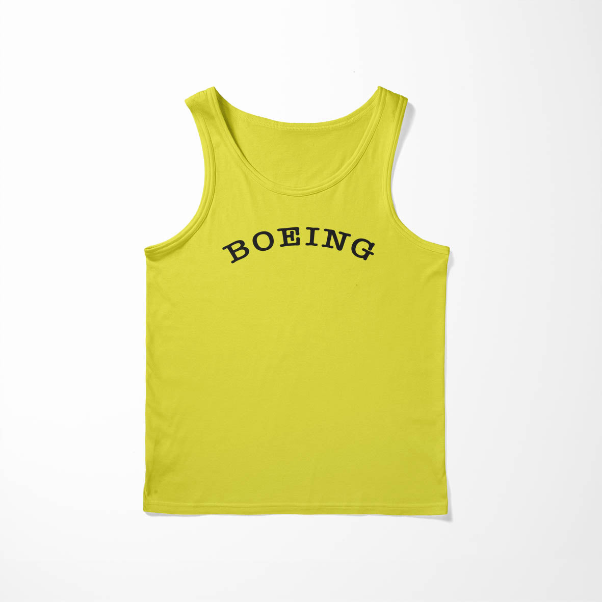 Special BOEING Text Designed Tank Tops
