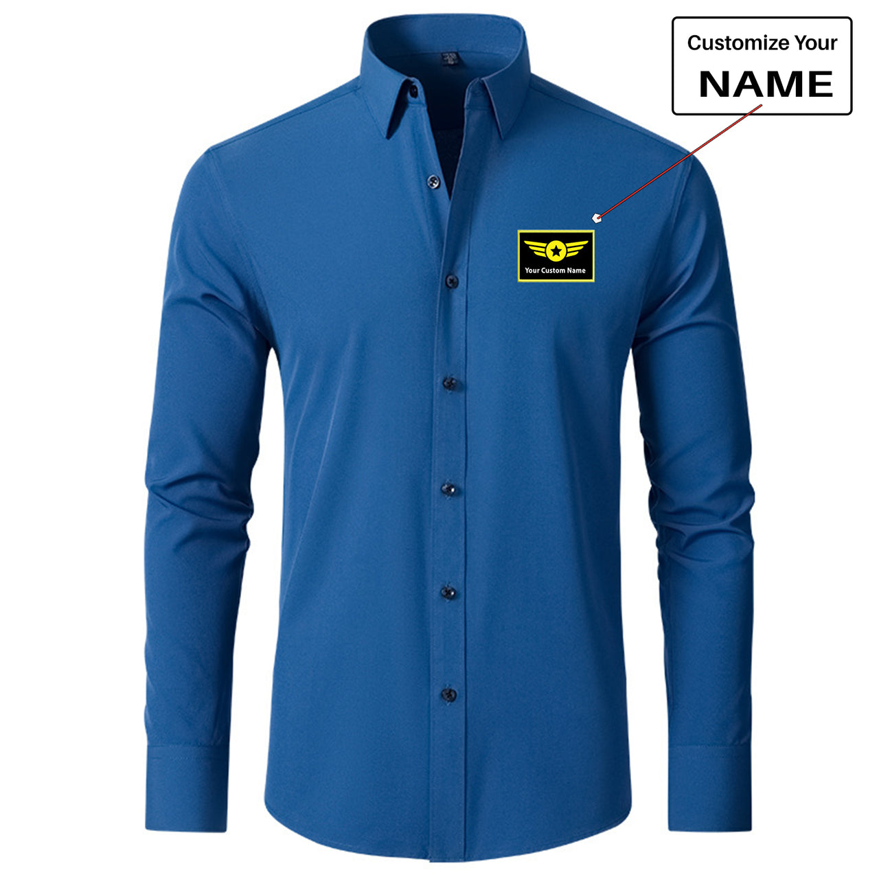 Custom Name "Special Badge" Long Sleeve Shirts